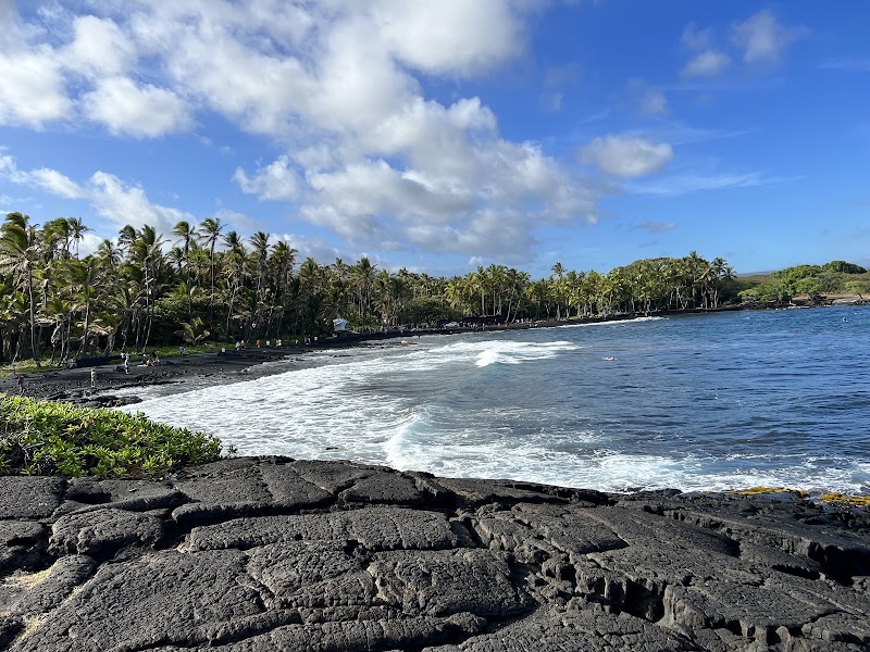 Punalu'u Black Sand Beach, Island of Hawai'i