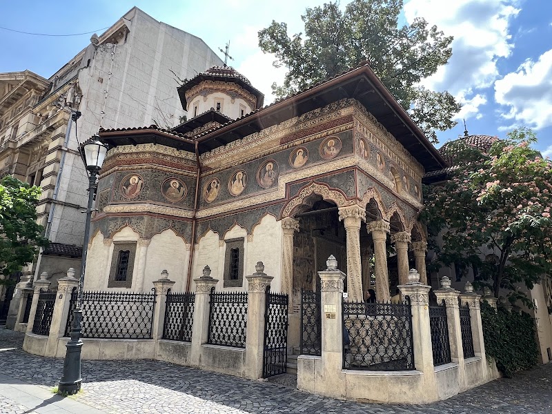 The Church of the "Stavropoleos" Monastery, Bucharest